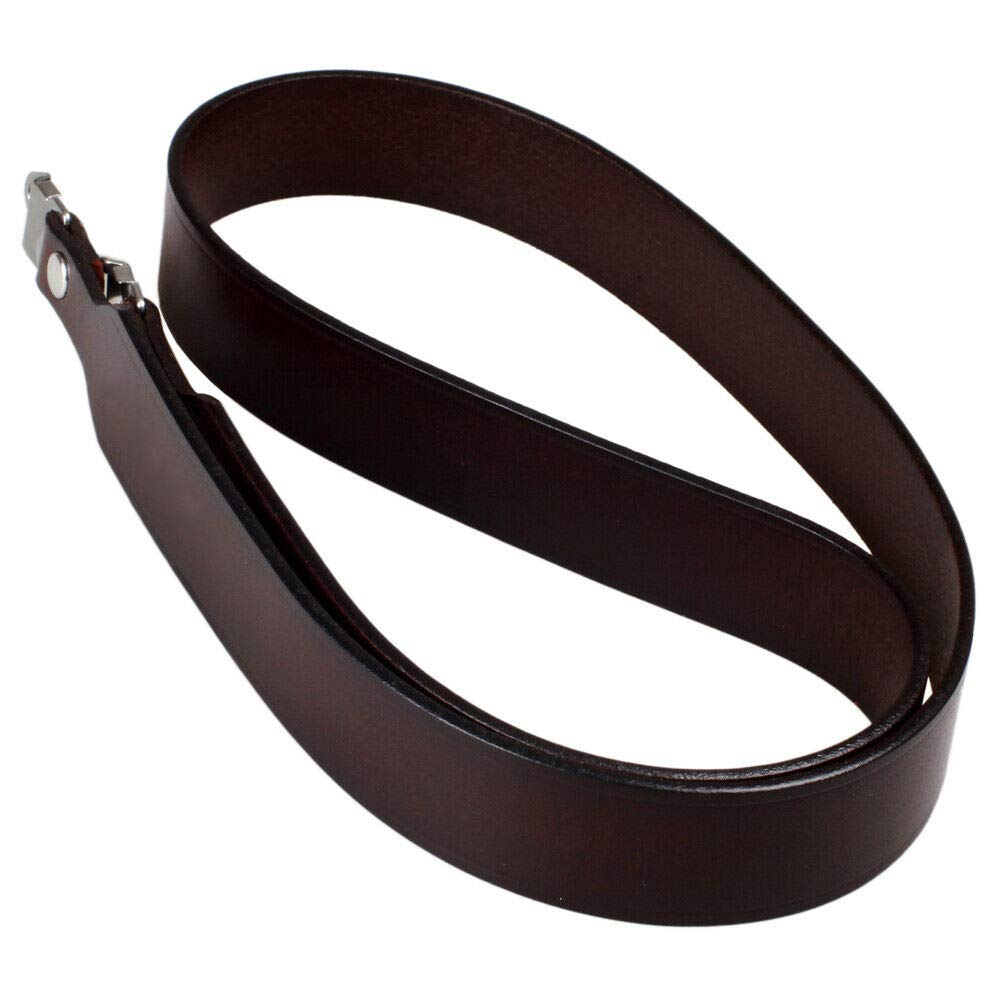 Amazon.com : Wide Genuine Leather Neck Strap Shoulder Belt